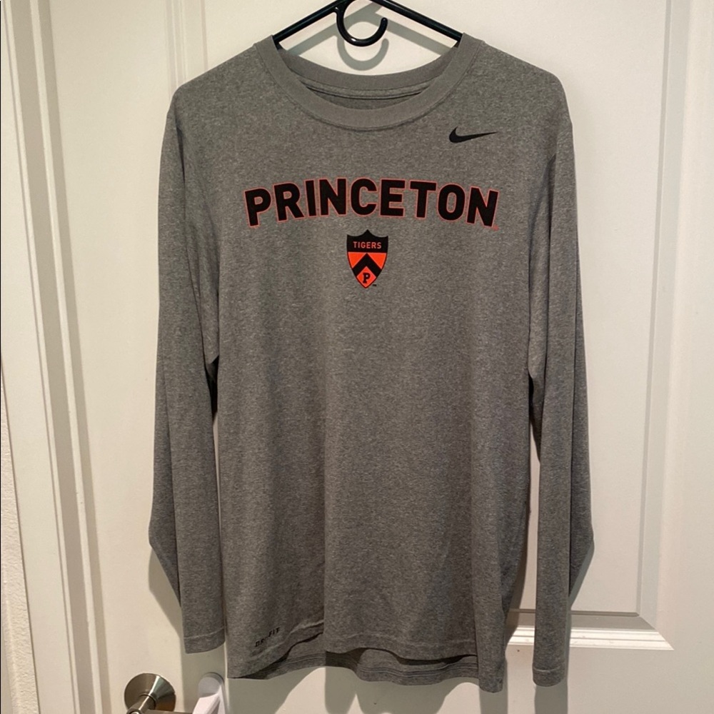 Princeton Nike Gray Long Sleeve Tee Men’s M
